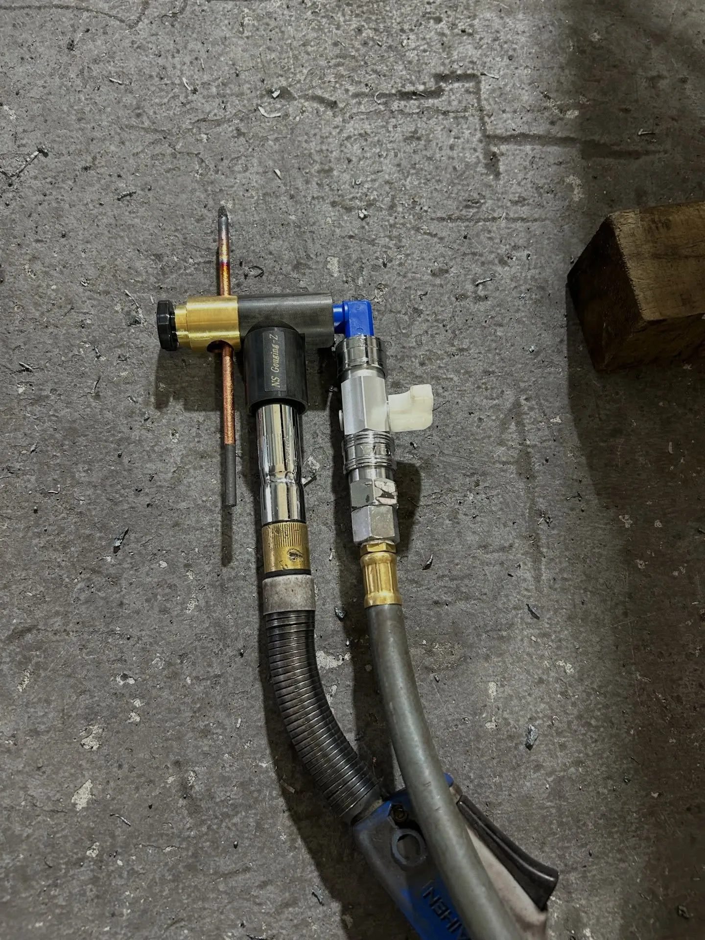 NSガウジングで開先加工🔥