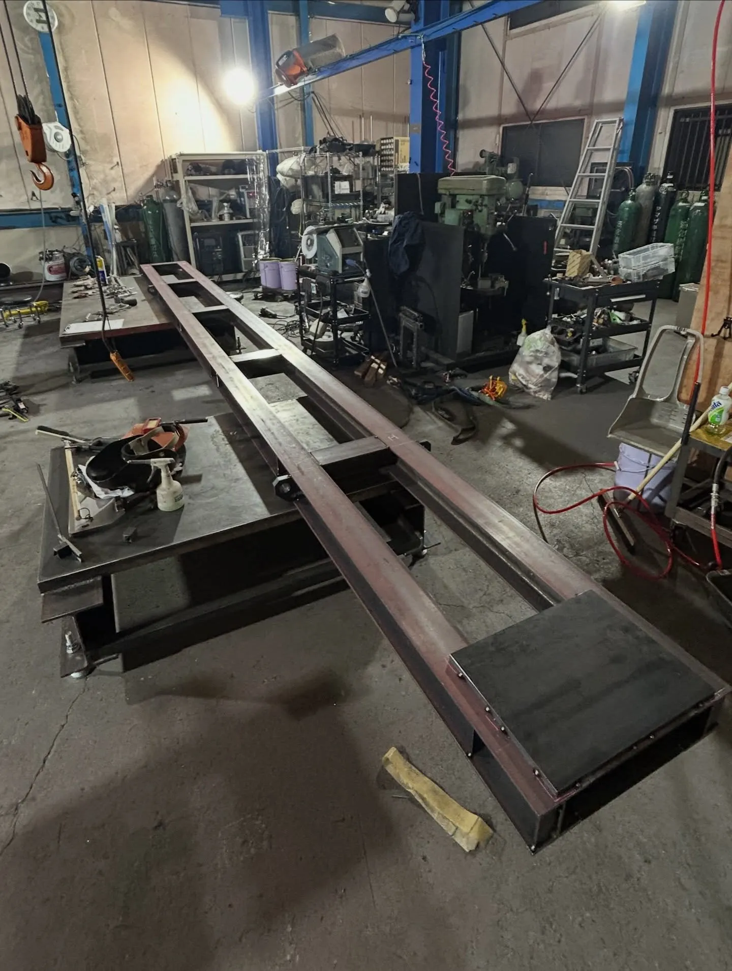 過去最長、7mフレーム製作中🛠️