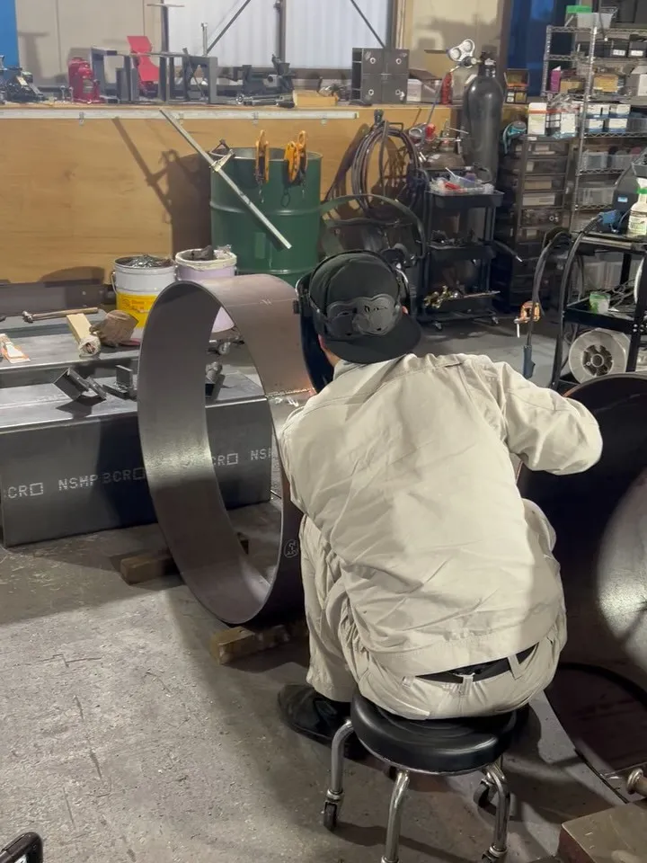 NSガウジングで開先加工🔥